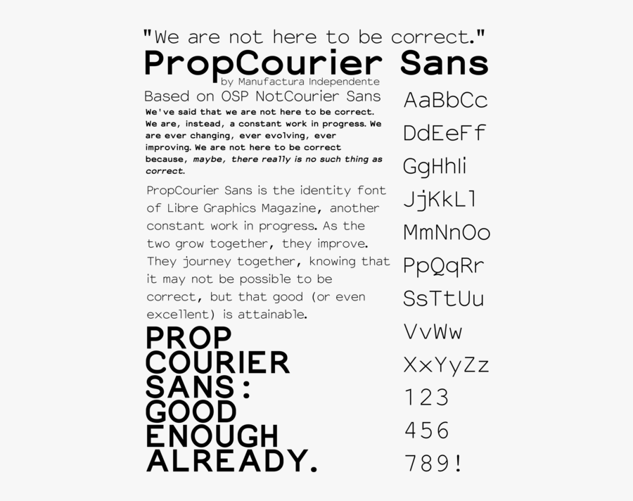 Transparent Courier Clipart - Prop Courier Sans, Transparent Clipart