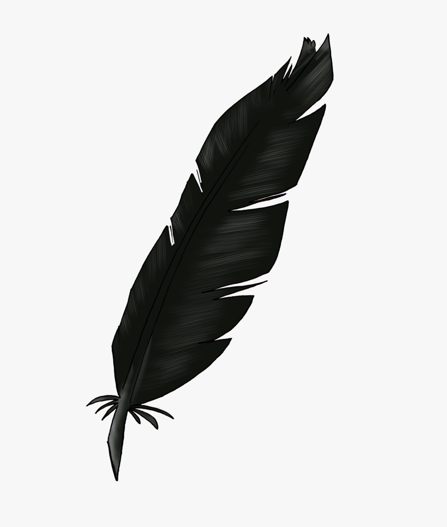 Feather Light Clip Art - Black Feather Clip Art Png, Transparent Clipart