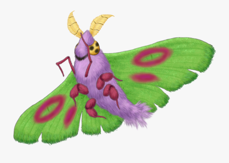 Clip Art Dustox For Collab By - Rosy Maple Moth, Transparent Clipart