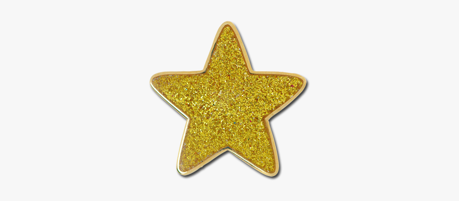 Gold Glitter Star Png - Glittering Stars, Transparent Clipart