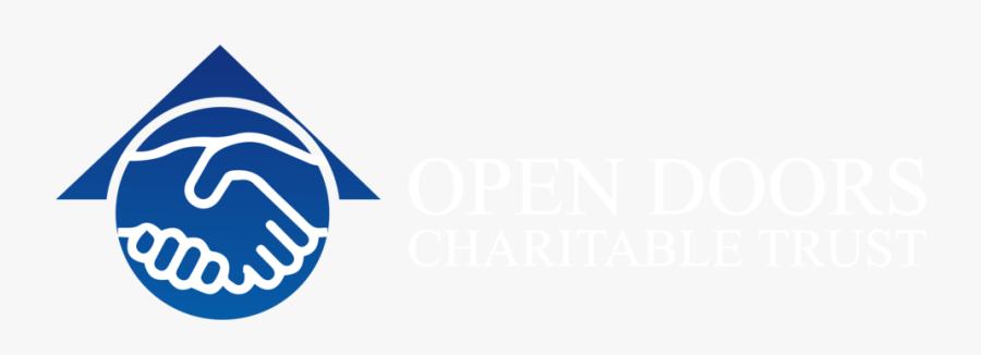 Open-doors Logo Right Word Wide White, Transparent Clipart