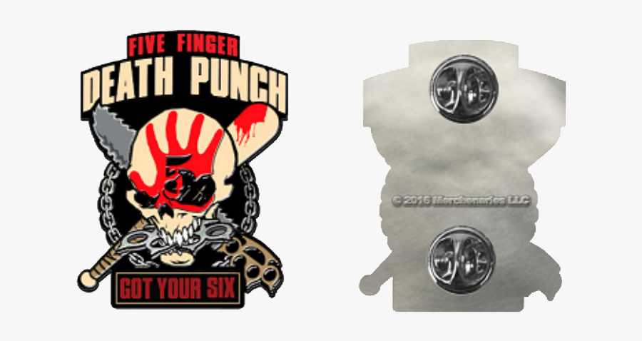 Zombie Kill Pin - Five Finger Death Punch Emoji, Transparent Clipart