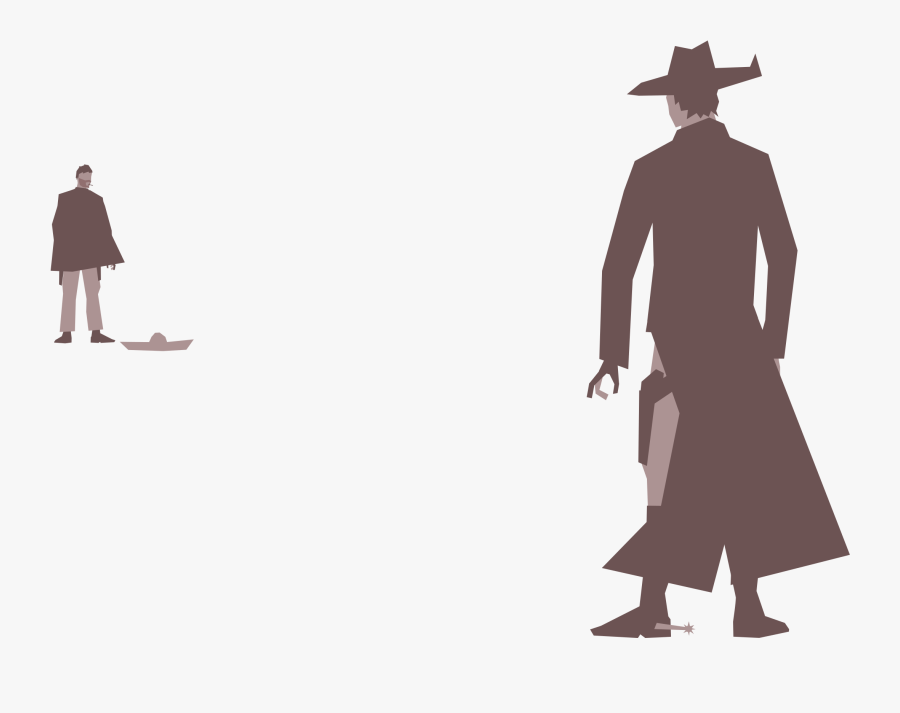 Duel - High Noon Western Showdown, Transparent Clipart