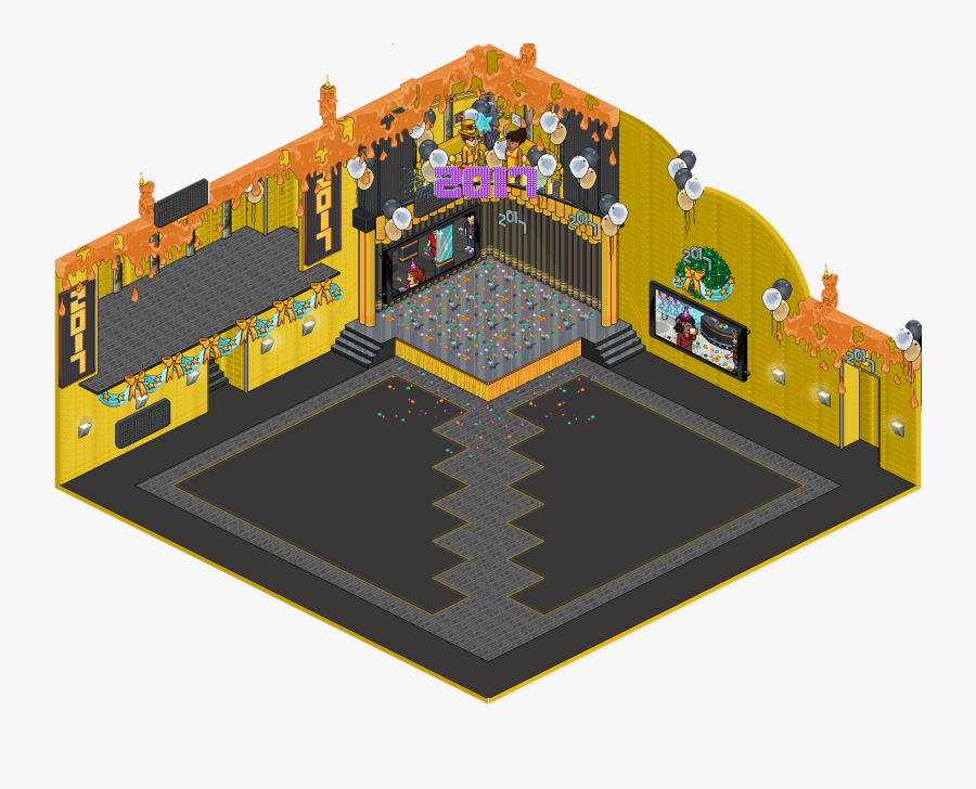 Nuevo Mpu Sala De - Habbo Png, Transparent Clipart