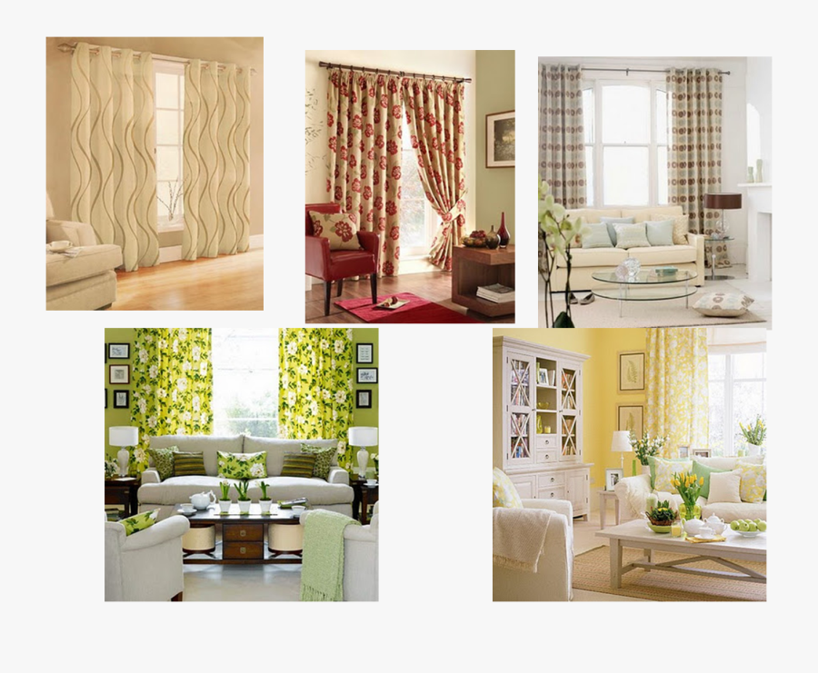 Clip Art Cortina De Tule - Living Room Interior Design, Transparent Clipart