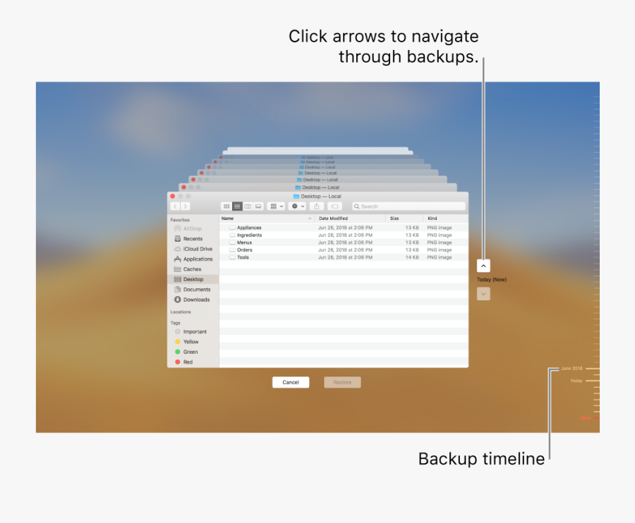 Mac Computer Png - Time Machine Backup Files, Transparent Clipart