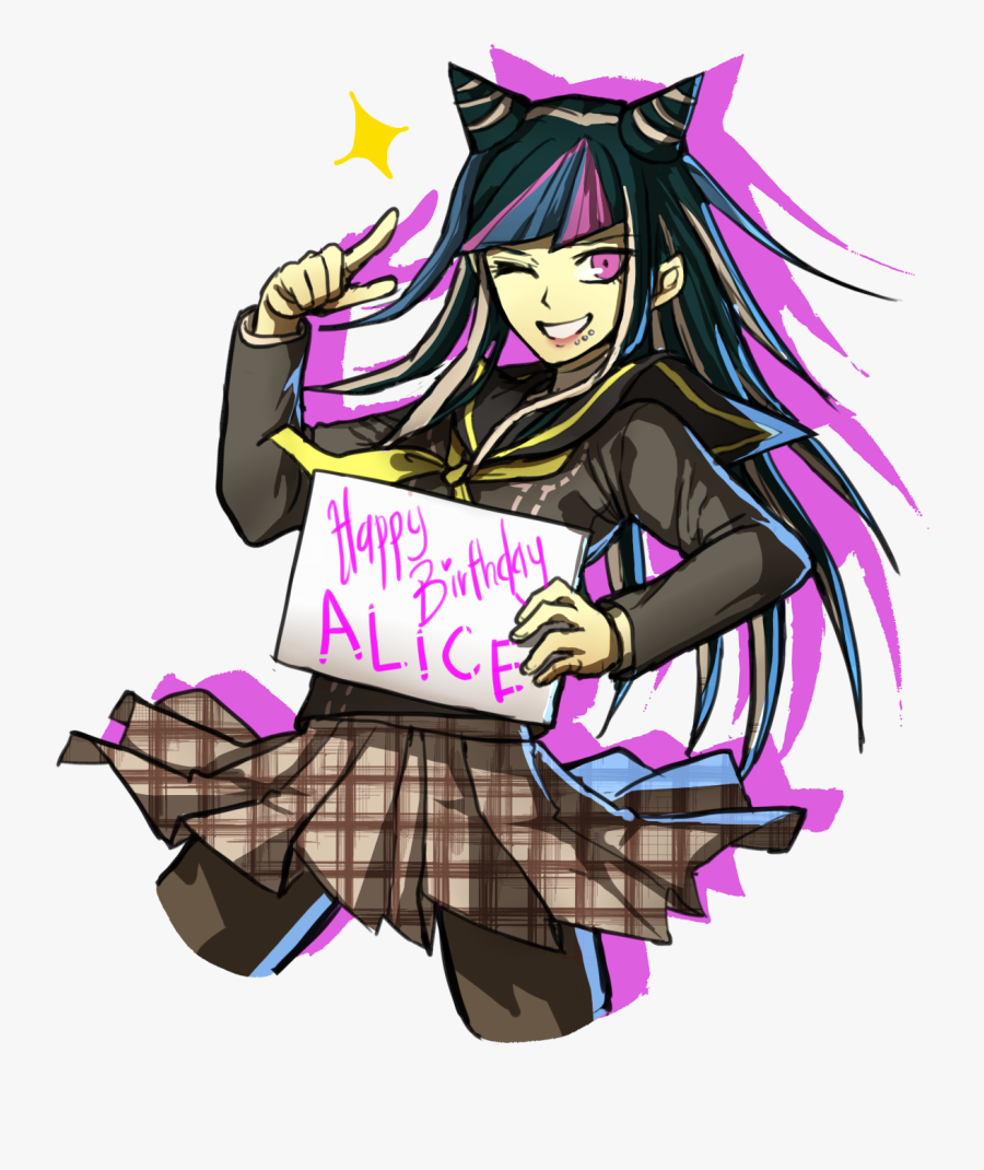 Transparent Happy Birthday America Clipart - Ibuki Mioda Fanart, Transparent Clipart
