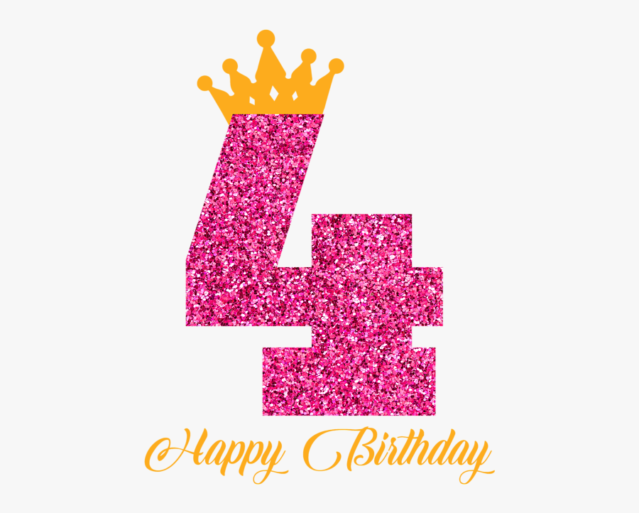 Princess Number 3 With Crown, Transparent Clipart