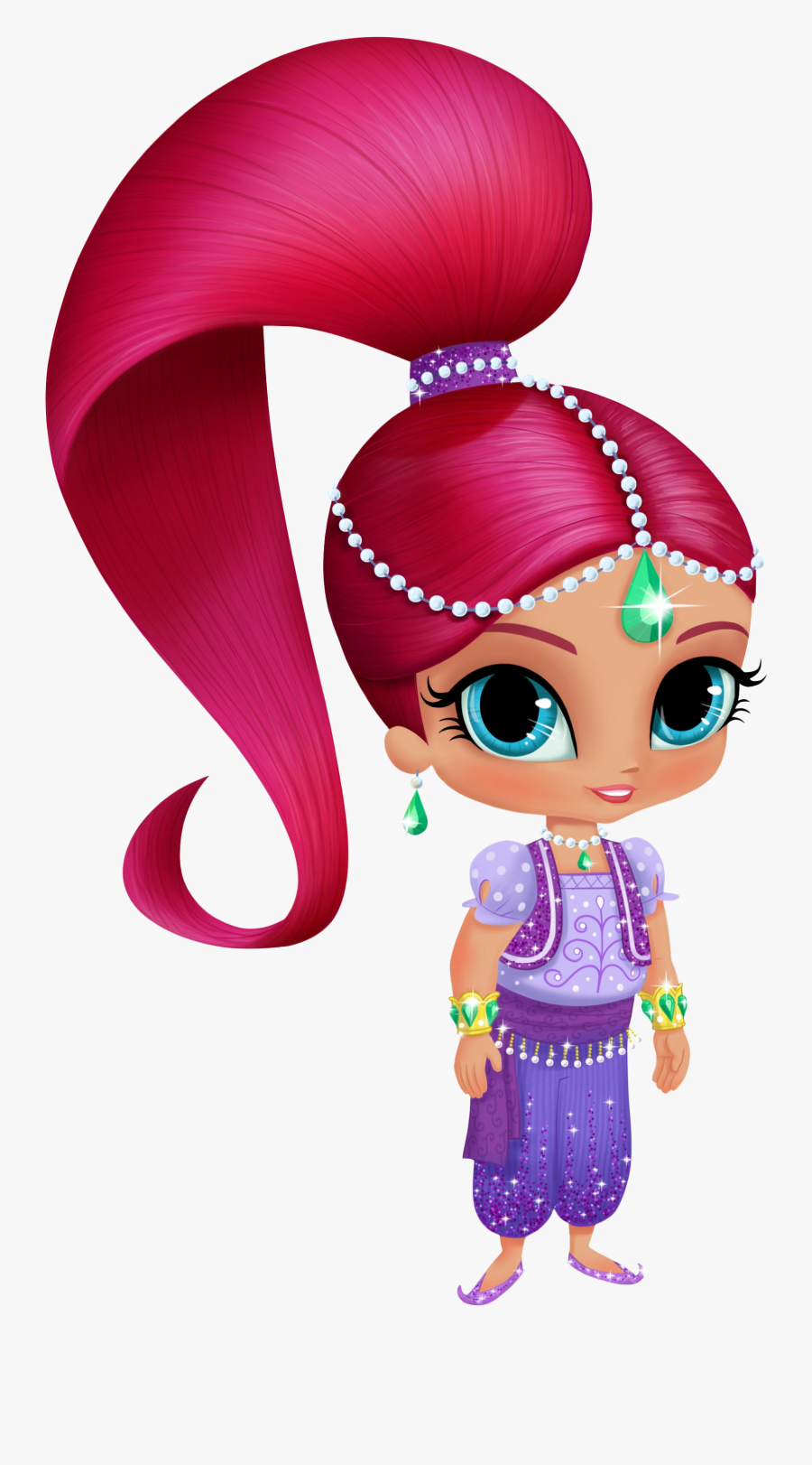 Shimmer And Shine Girl, Transparent Clipart