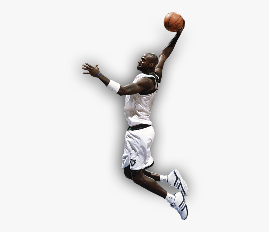Basketball Player Png -signature Kevin Garnett Dunk - Michael Jordan Dunk Png, Transparent Clipart