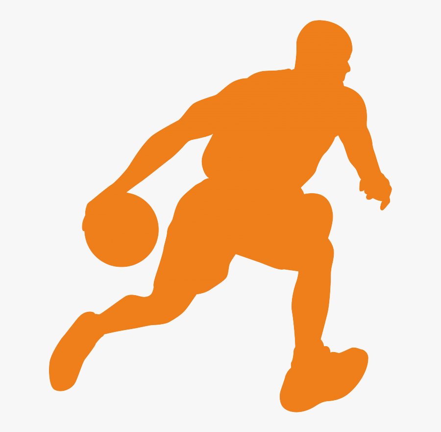 Basketball Player Sports Silhouette Slam Dunk - Basketball Silhouette Clip Art, Transparent Clipart