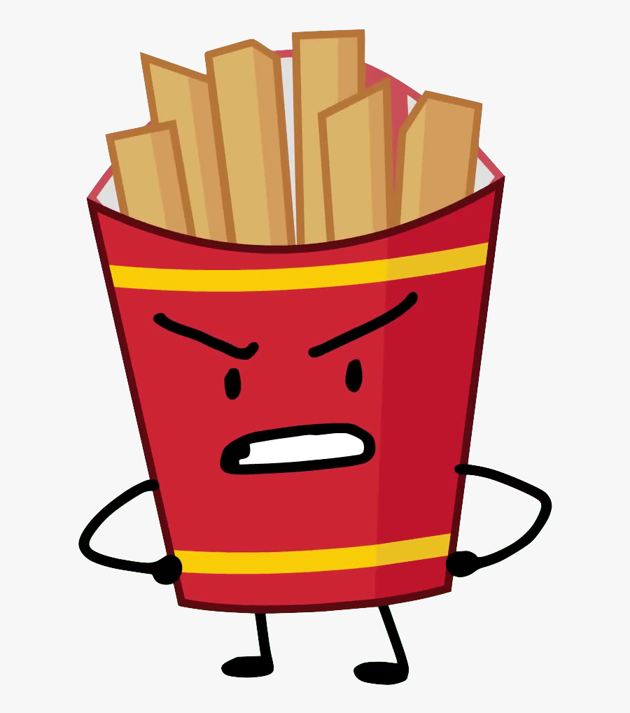 Peanut Butter Clipart Bfdi - Object Multiverse Fries, Transparent Clipart