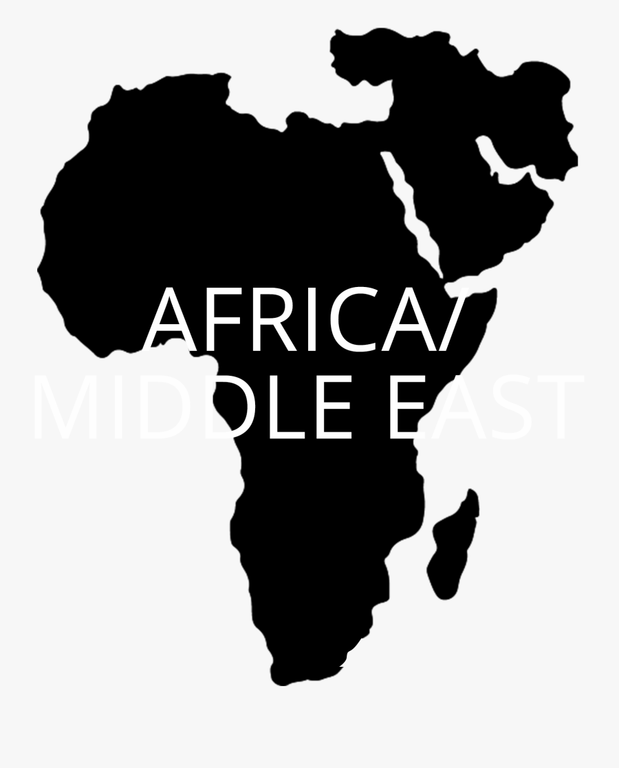 Africa And Middle East Map , Transparent Cartoons - African Union, Transparent Clipart