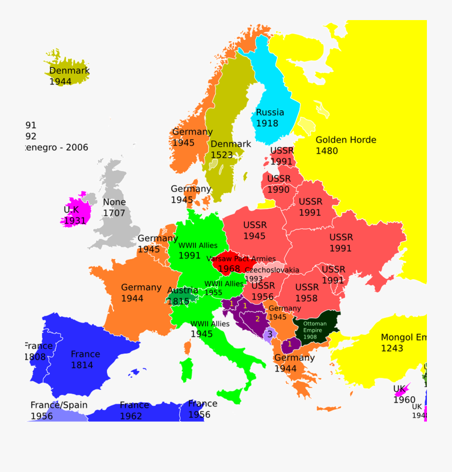 Clip Art An Awesome Of The - Countries Of Europe, Transparent Clipart