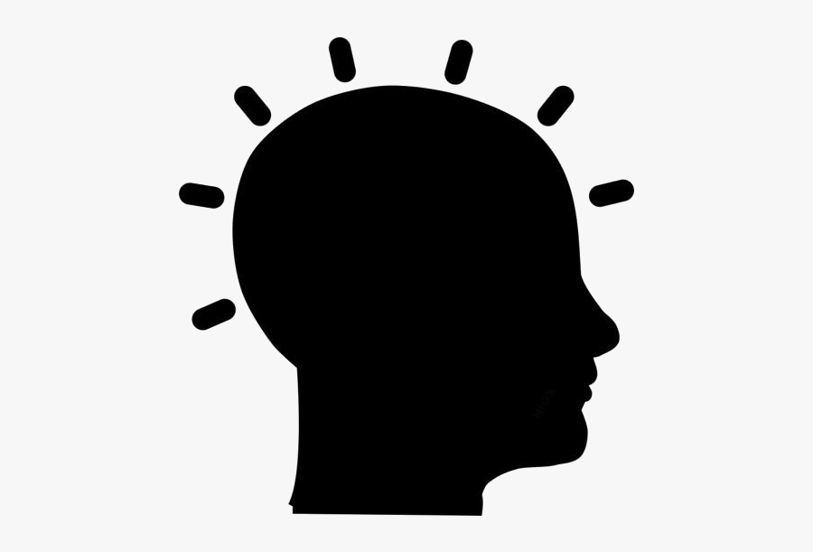 Head Brain Png Transparent Clipart For Download - Silhouette, Transparent Clipart