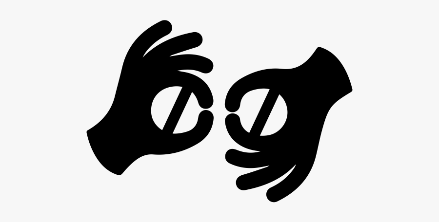 Sign Language Icon, Transparent Clipart