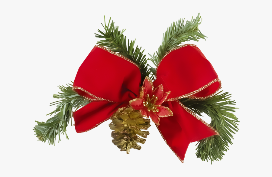 Christmas Bow Png, Transparent Clipart
