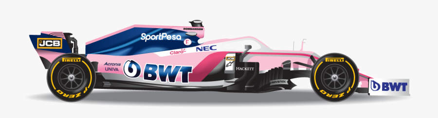 Racing Point 2019 Car, Transparent Clipart