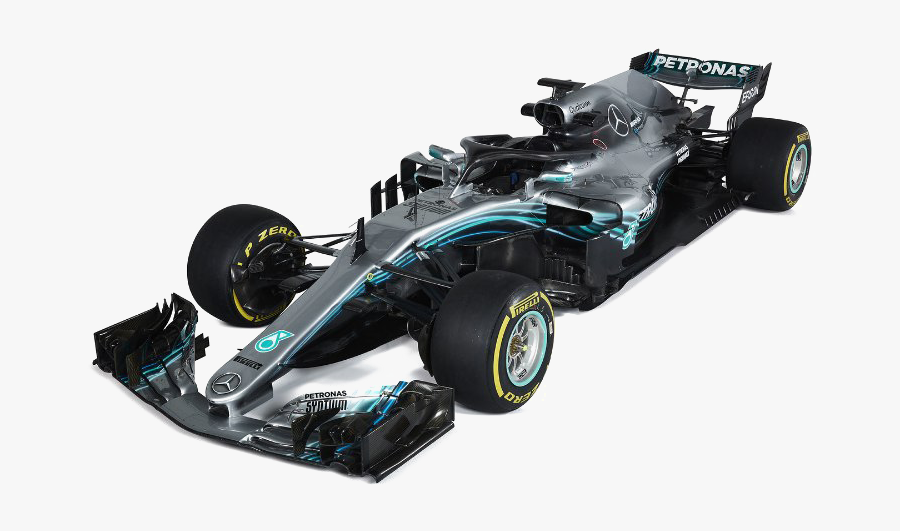 Formula 1 Png Free Download - Silver Arrow W10 2019, Transparent Clipart