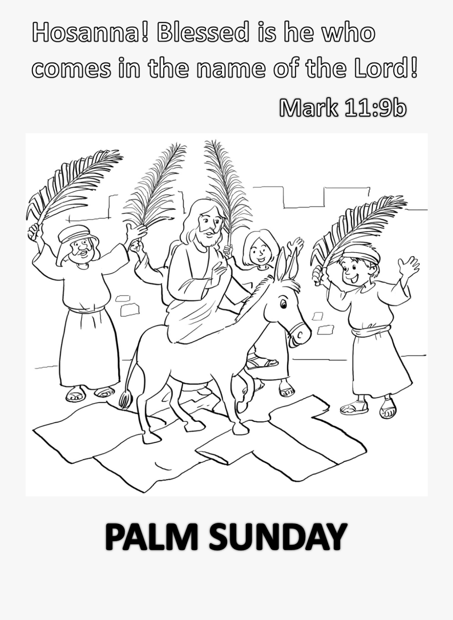 Palm Sunday Activity Kids, Transparent Clipart