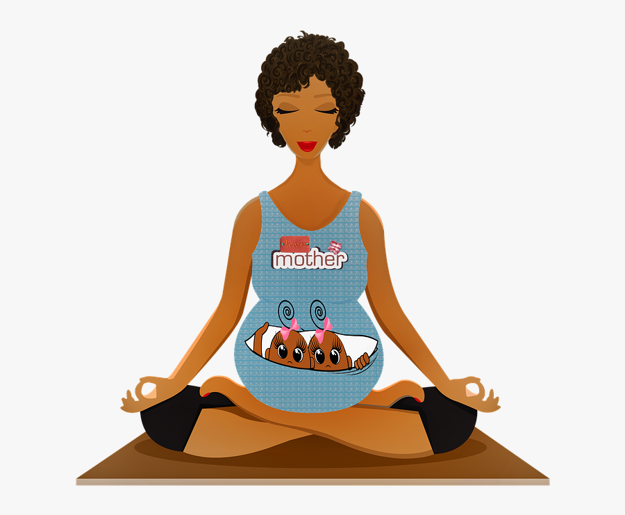 [coc] Sebelum Melahirkan, Apa Yang Harus Diketahui - Prenatal Yoga Cartoon, Transparent Clipart