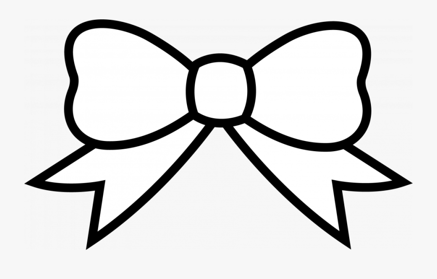 Bow Hearts Coloring Page Clip Art Sheet Of A Tie Free - Bow Clipart Black And White, Transparent Clipart
