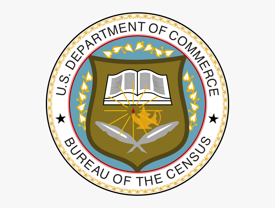 Us Census Bureau Seal, Transparent Clipart
