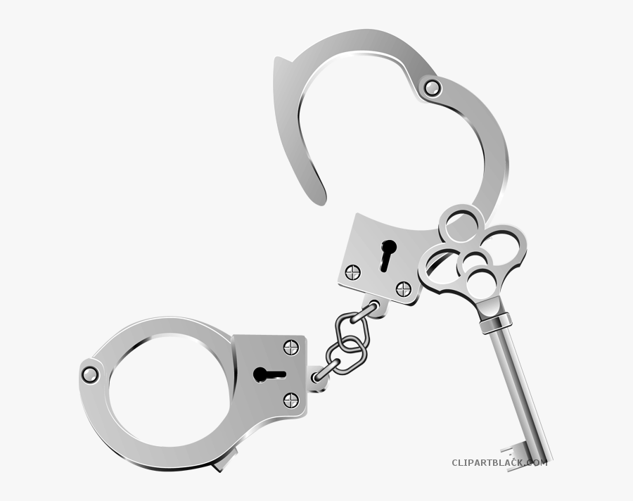 Police Handcuffs Clipartblack Com - Handcuffs, Transparent Clipart