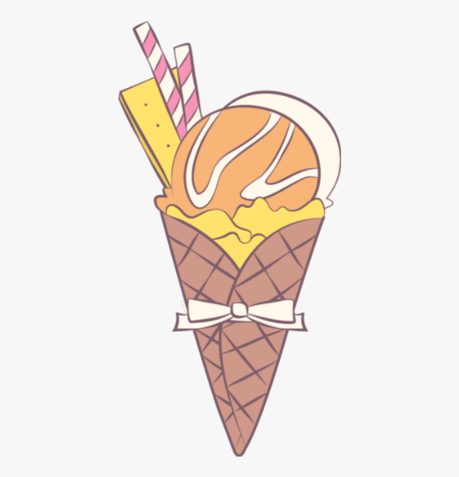 #cute #kawaii #ice Cream - Gelato, Transparent Clipart