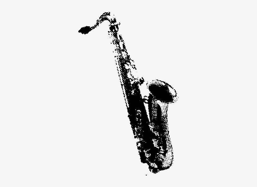 Saxophone Halftone - Cool Saxophones, Transparent Clipart