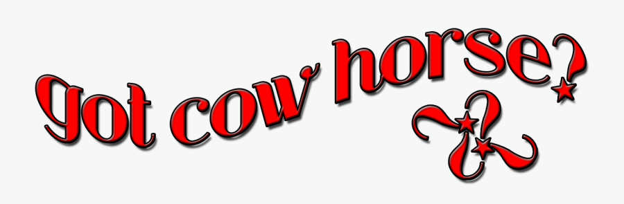 Working Cow Horse Clipart , Png Download, Transparent Clipart