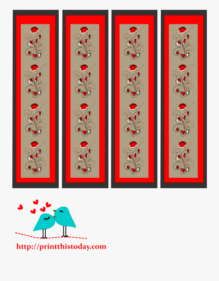 Transparent Sugar And Spice Clipart - Template Transparent Bookmarks Printable, Transparent Clipart