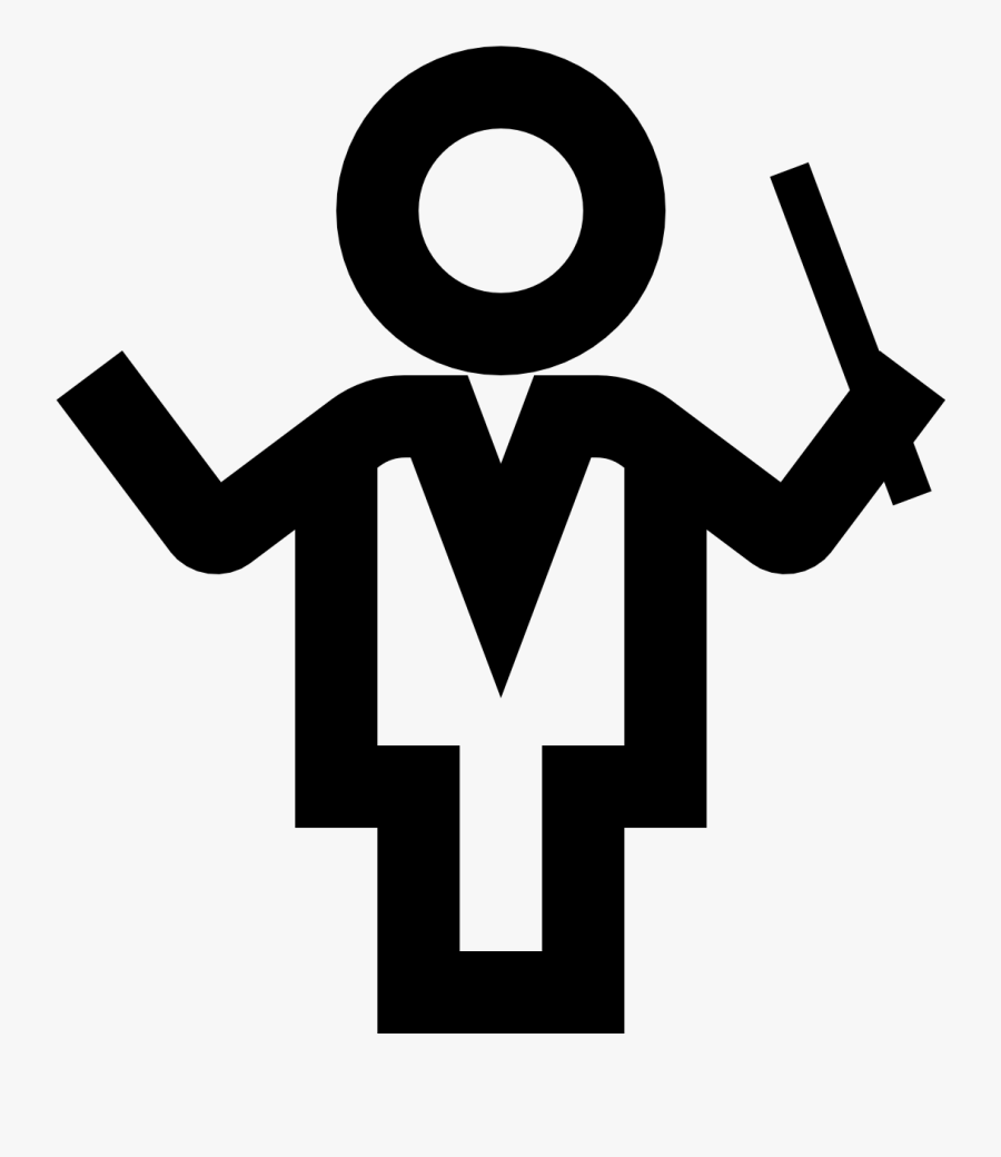 Conducting Icon, Transparent Clipart