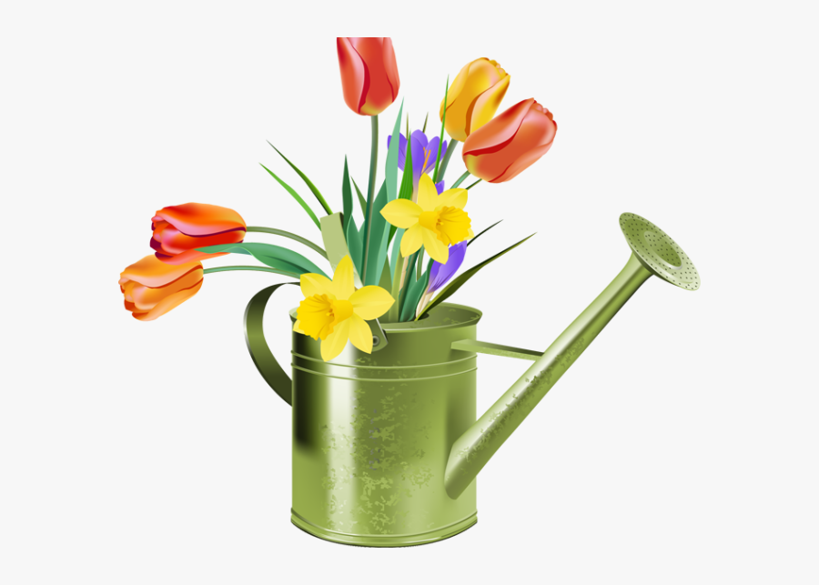 Free Tulip Cliparts - Tulips And Daffodils Clip Art, Transparent Clipart