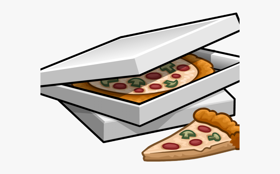 Pizza Clipart Club - Box Of Pizza Clipart, Transparent Clipart