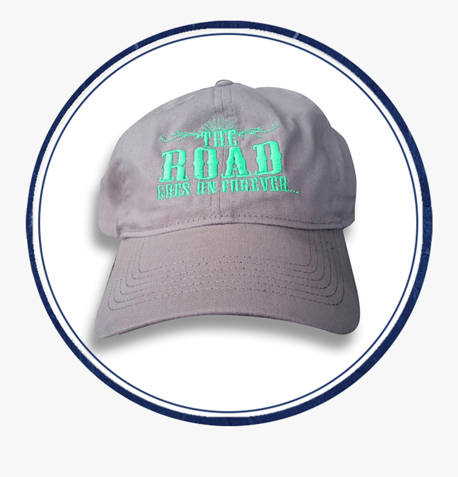The Road Goes On Forever Grey Cap"
 Title="the Road - Baseball Cap, Transparent Clipart