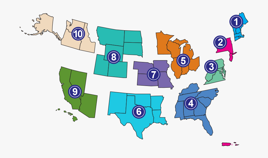 Ada 10 Regions Map - Try To Impeach This Meme, Transparent Clipart
