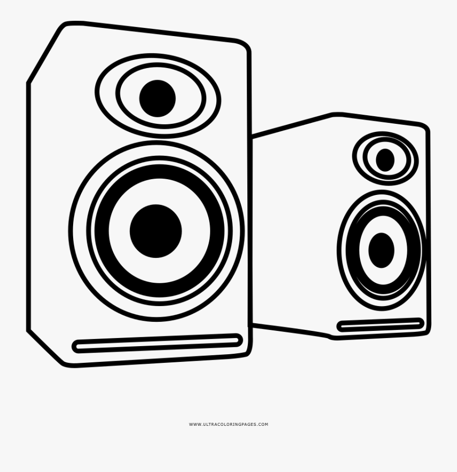 Speakers Drawing Png, Transparent Clipart