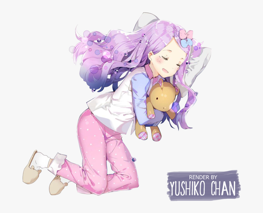 #anime #manga #girl #cute #kawaii #pink #loli #sleep, Transparent Clipart
