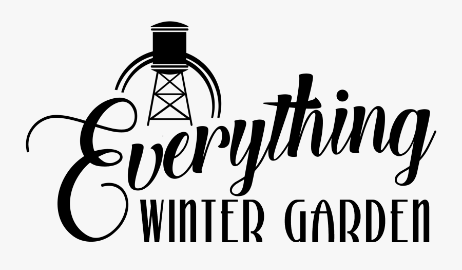 Everything Winter Garden Calligraphy , Free Transparent Clipart