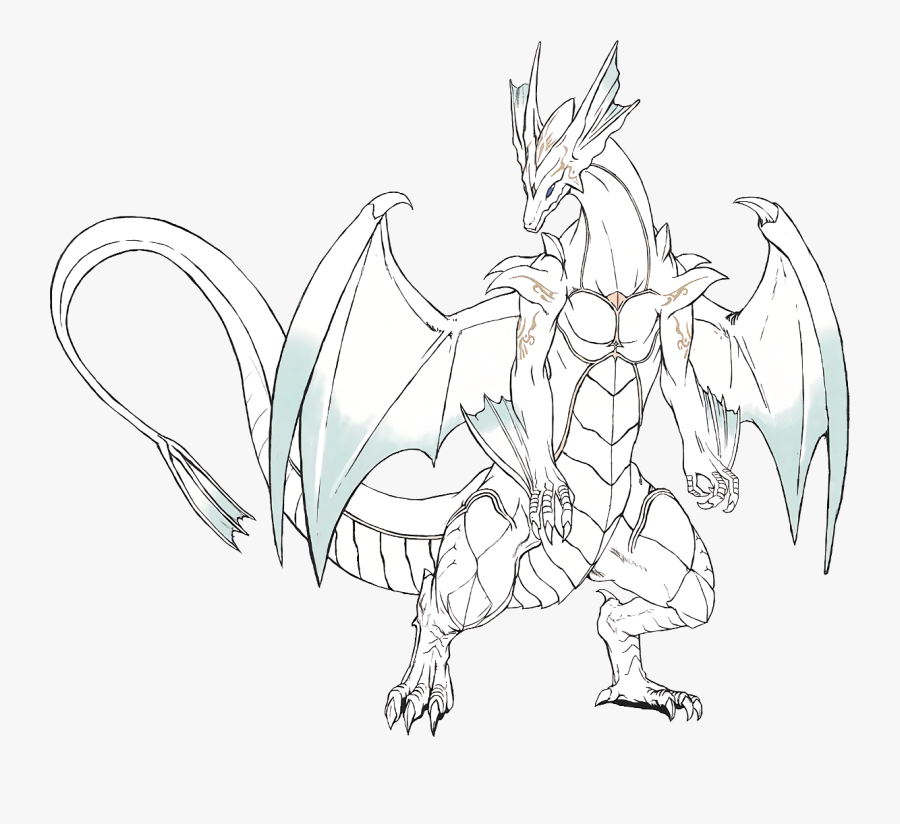 Weapon Drawing Dragon - Fire Emblem White Dragon, Transparent Clipart