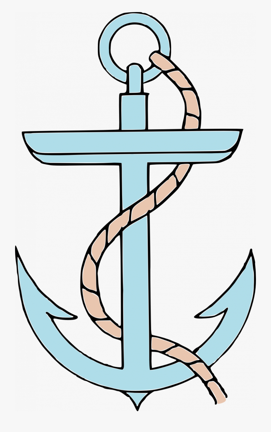 Clipart Anchor Tilted - Anchor Clipart, Transparent Clipart