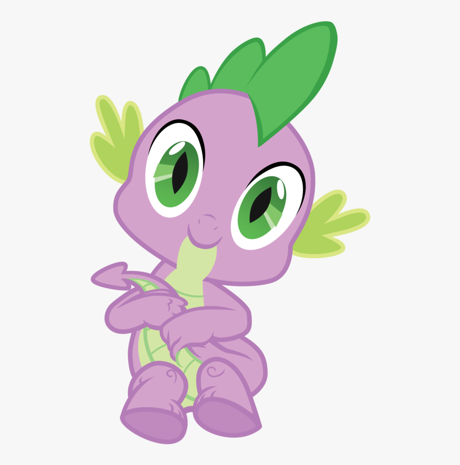 Cute Head Tilt - My Little Pony Little Dragon, Transparent Clipart