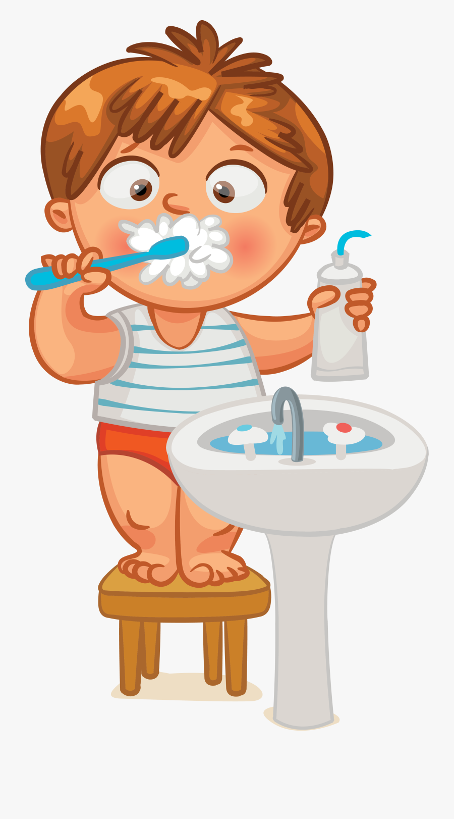 Pe Clipart Everyday - Brush Your Teeth Clipart, Transparent Clipart