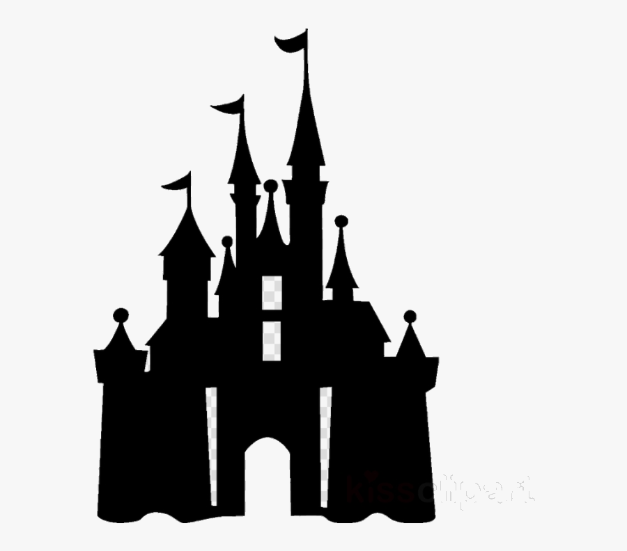 Cinderella Castle Clipart Disney Silhouette For Free - Disney Castle Silhouette, Transparent Clipart