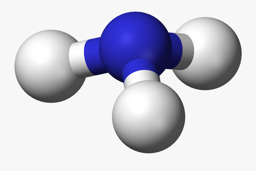 Transparent Ammonia Clipart - Molecula De Hidroxido De Amonio, Transparent Clipart