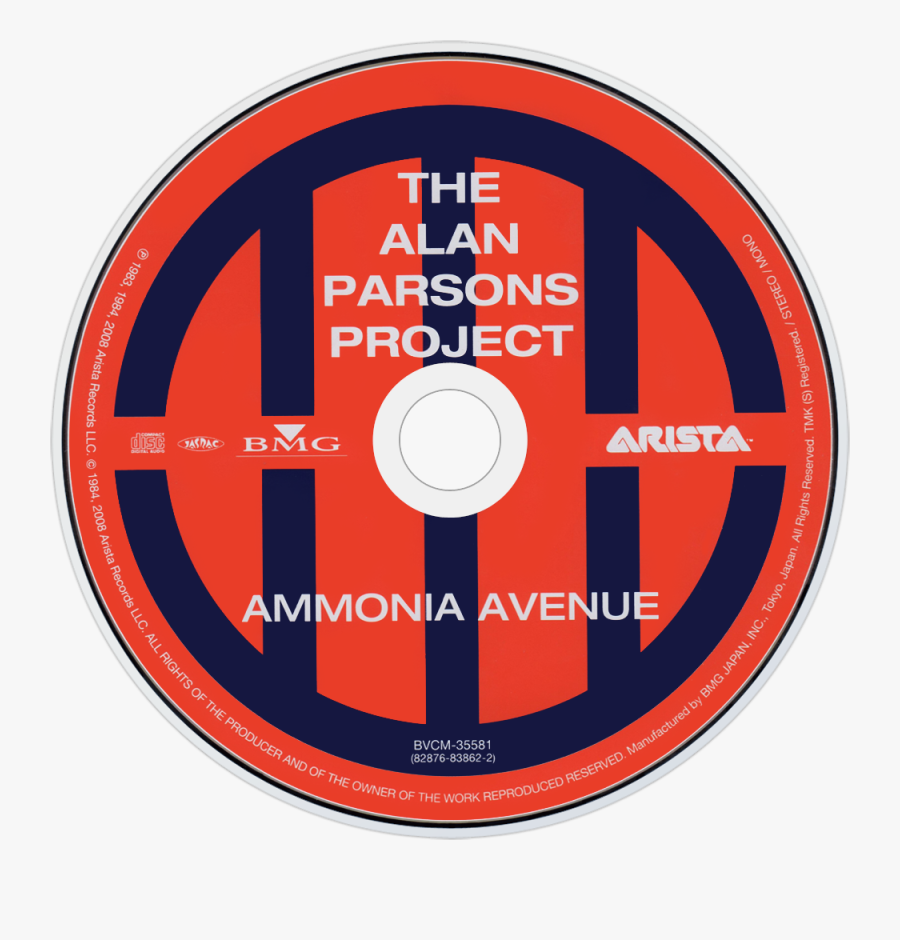Alan Parsons Ammonia Avenue Cd, Transparent Clipart