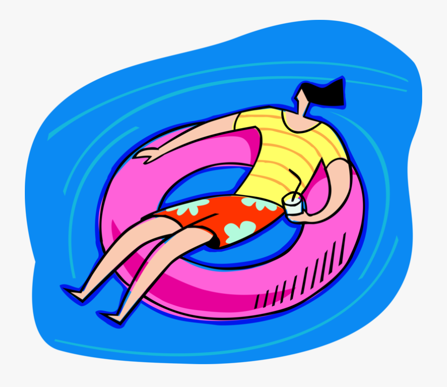 Swimming Clipart Inner Tube Floating On Tube Clip Art , Free