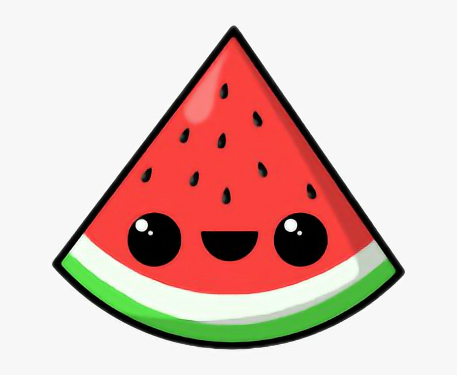 #sandia #wattermelon #freetoedit - Cute Watermelon Clipart, Transparent Clipart
