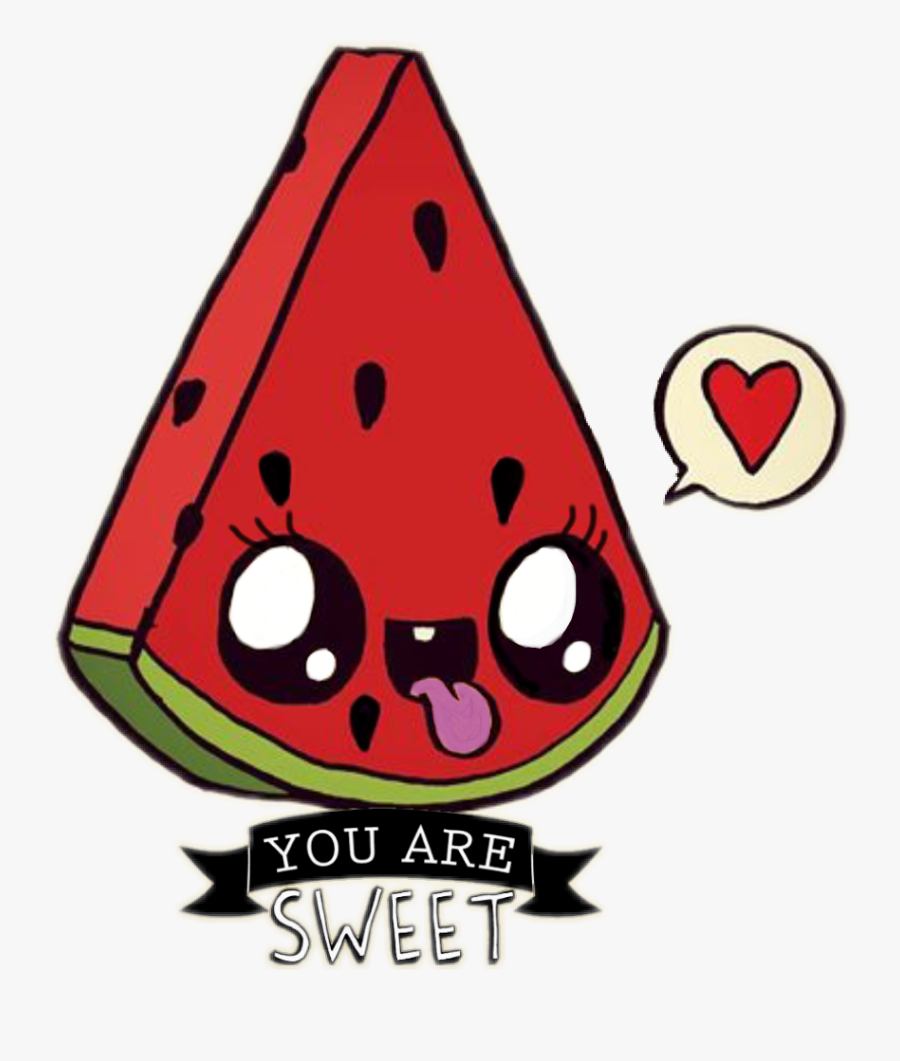 Kids Watermelon Drawings, Transparent Clipart